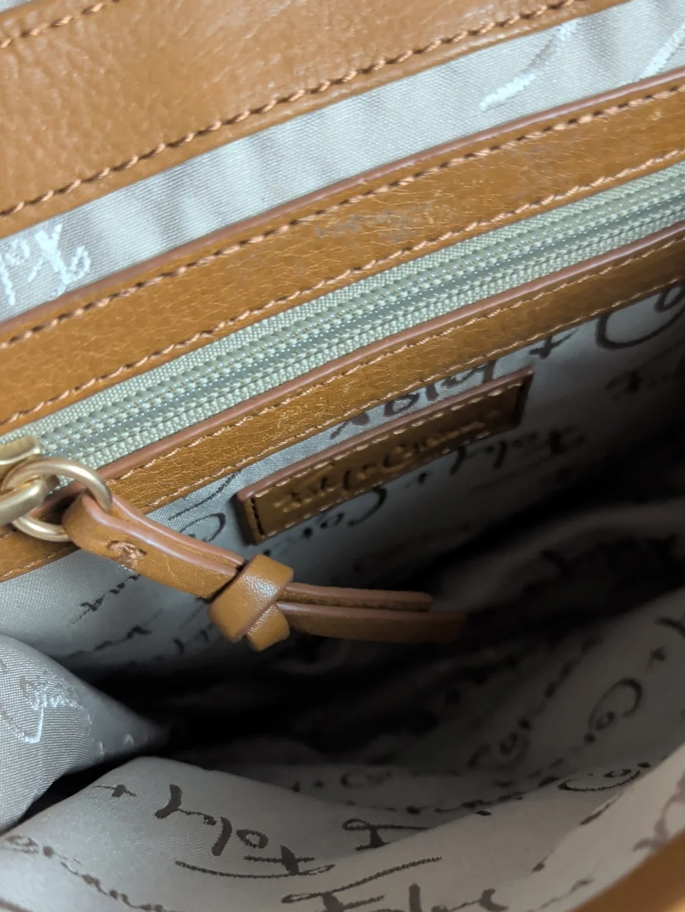Foley Corinna La Trenza Saddle Bag Flap Leather Crossbody Bag
